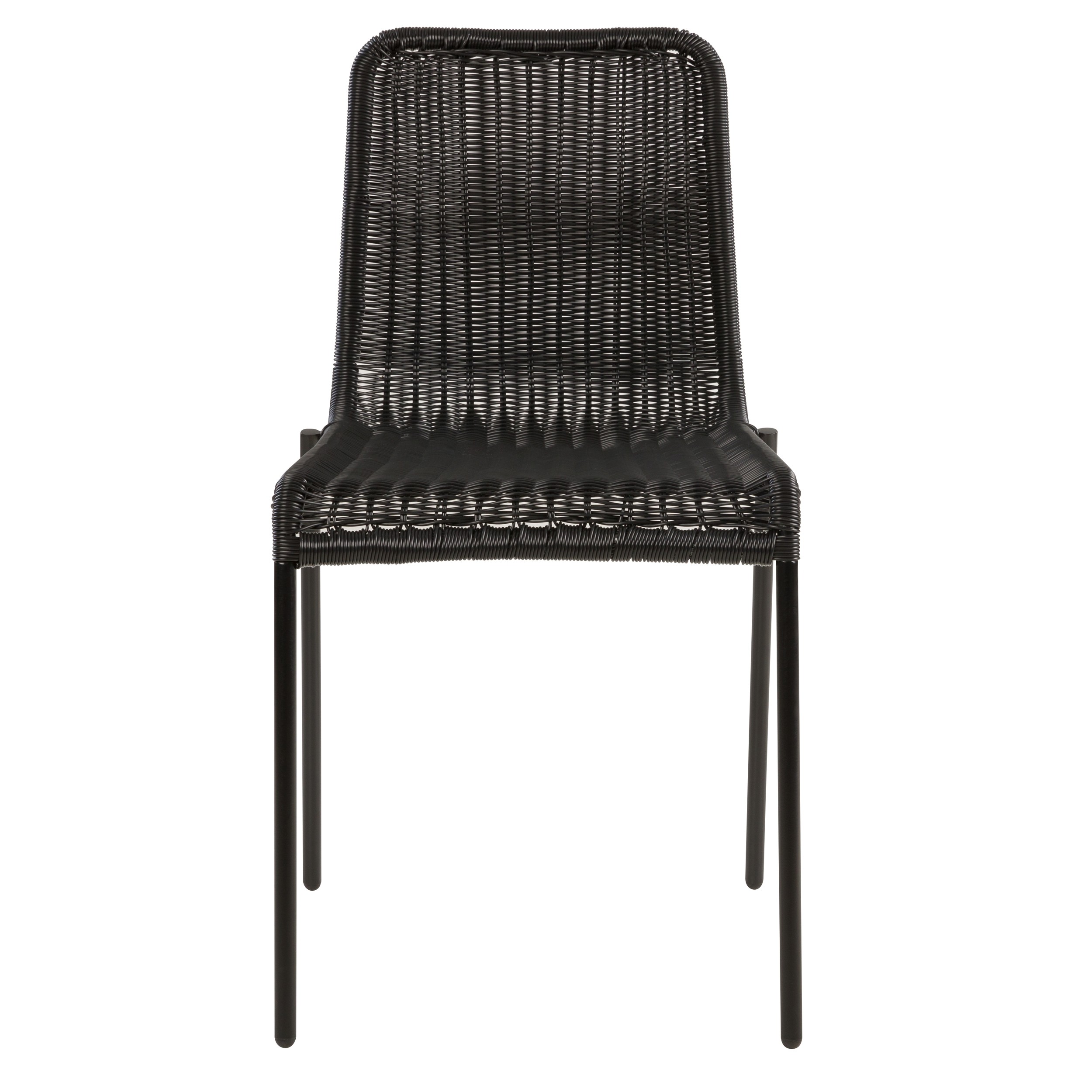 Chaise Sirivara En R Sine Tress E Noire Lot De