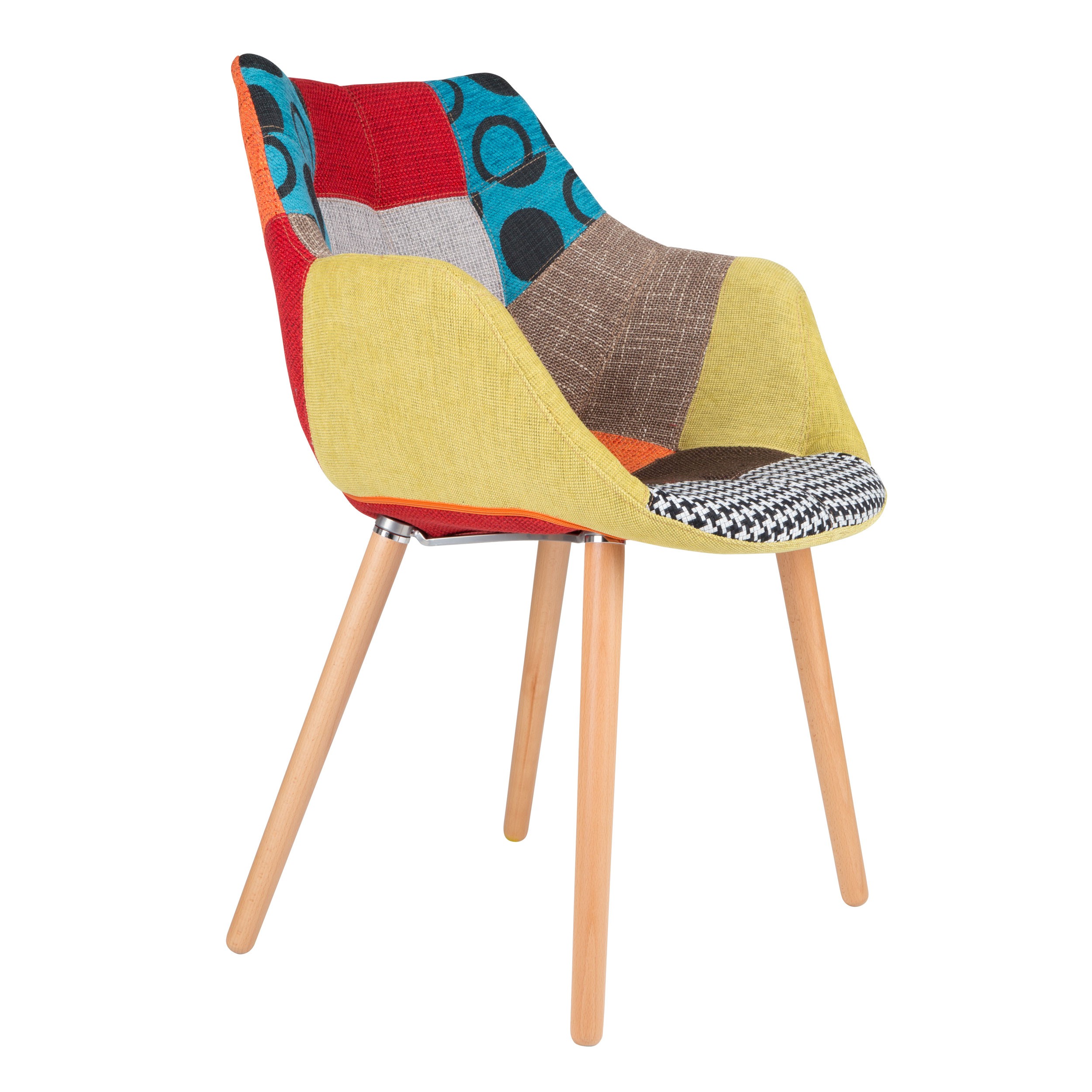 Chaise Anders patchwork Zuiver découvrez nos chaises patchwork design