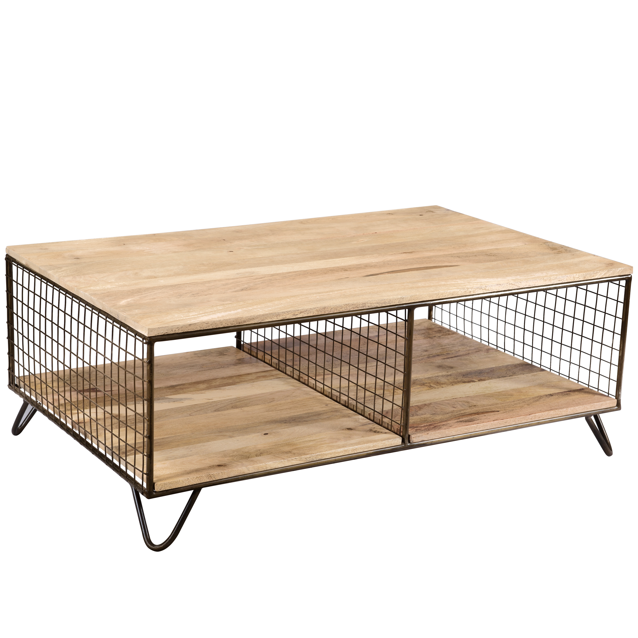 Fabriquer Table Basse Palette Industrielle Vintage —