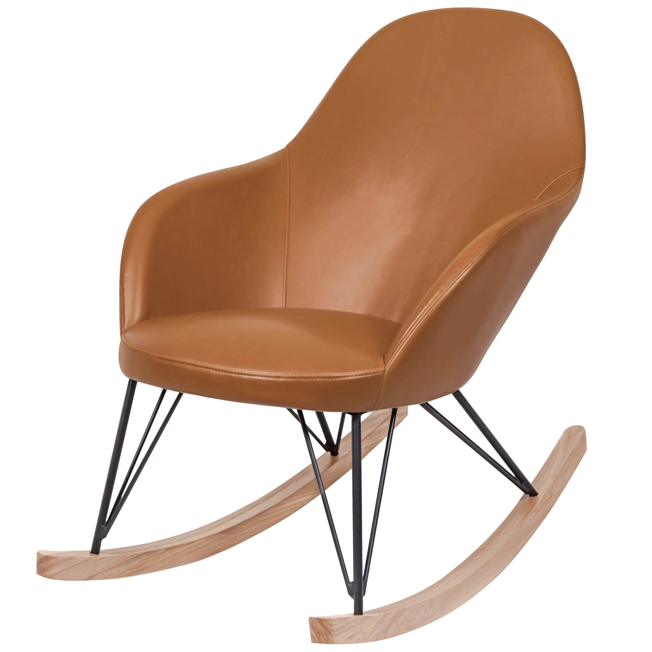 Rocking Chair Malibu cognac commandez nos rocking chair Malibu cognac