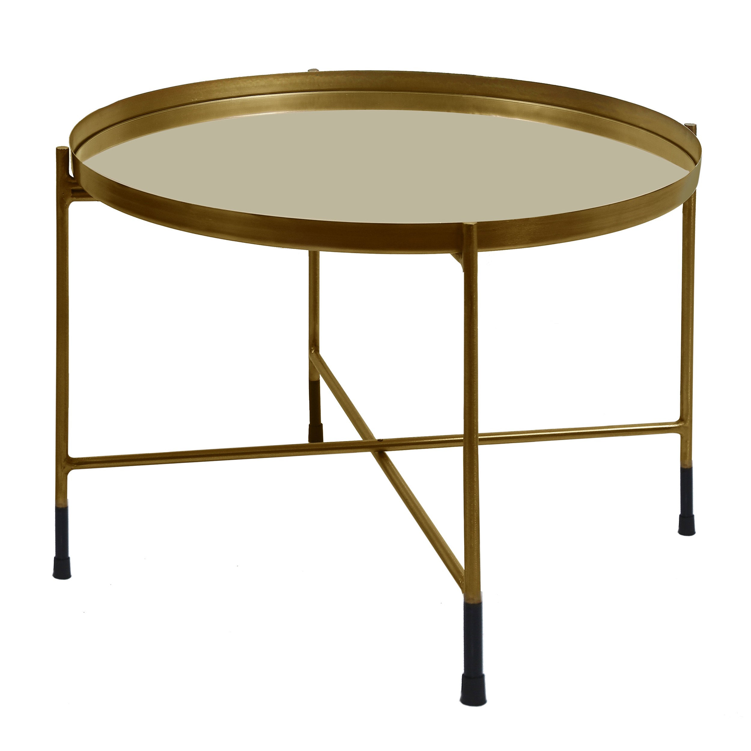 Table basse ronde Dusti laiton ; découvrez les tables ...