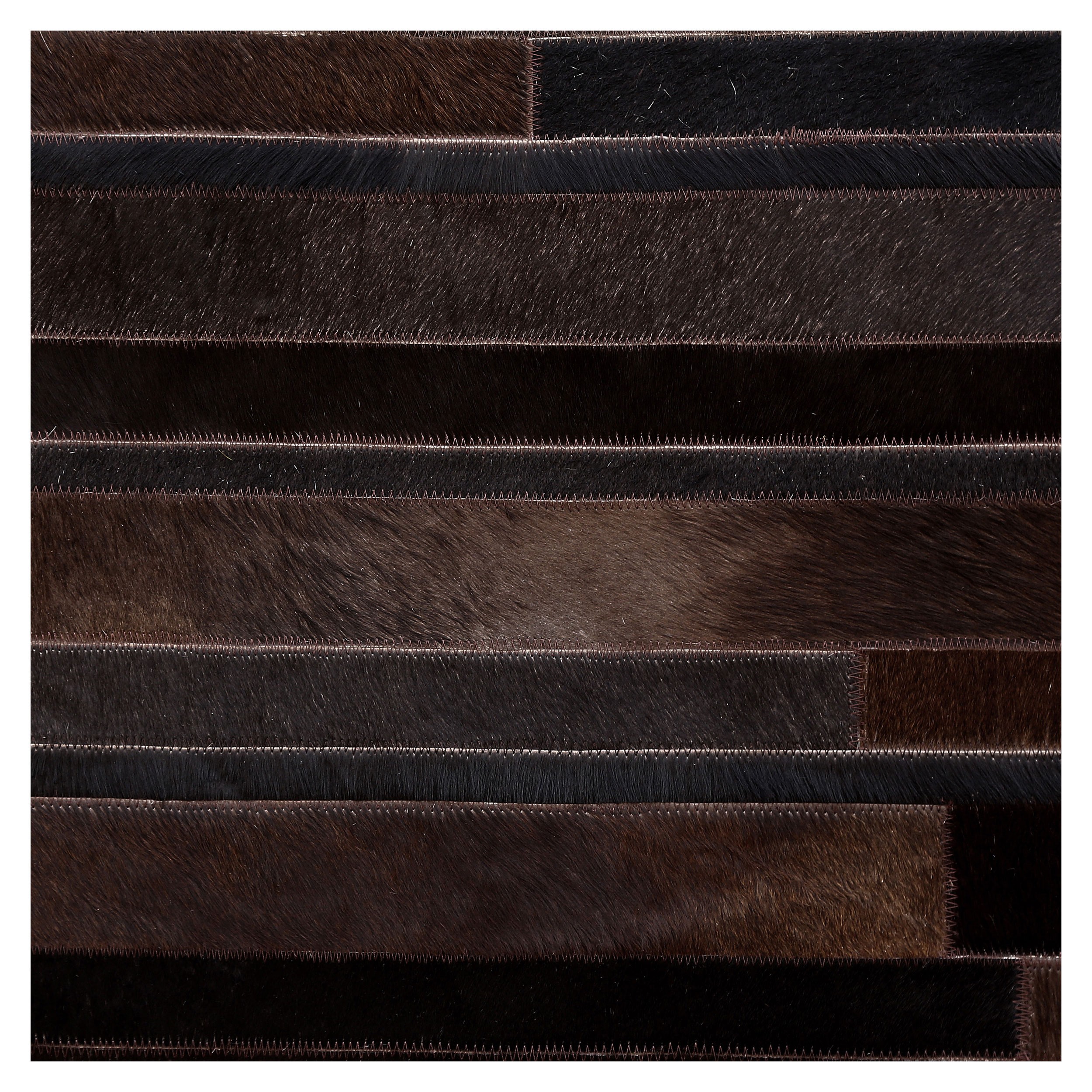 Tapis Souris InLine Cuir Synthétique - Marron - 255x220mm - Surface Grainée