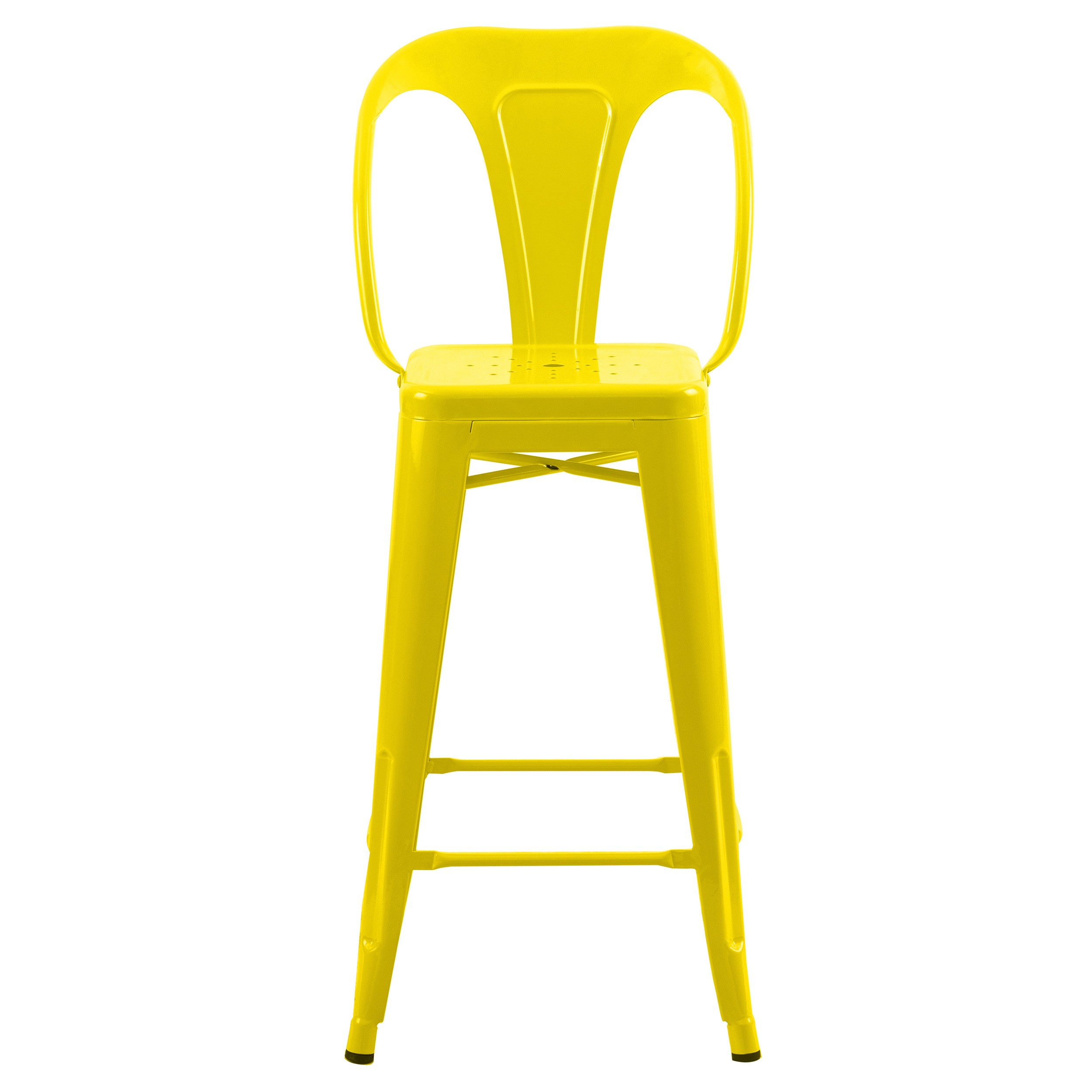 Chaise de bar Indus jaune 66 cm (lot de 2) commandez les chaises de
