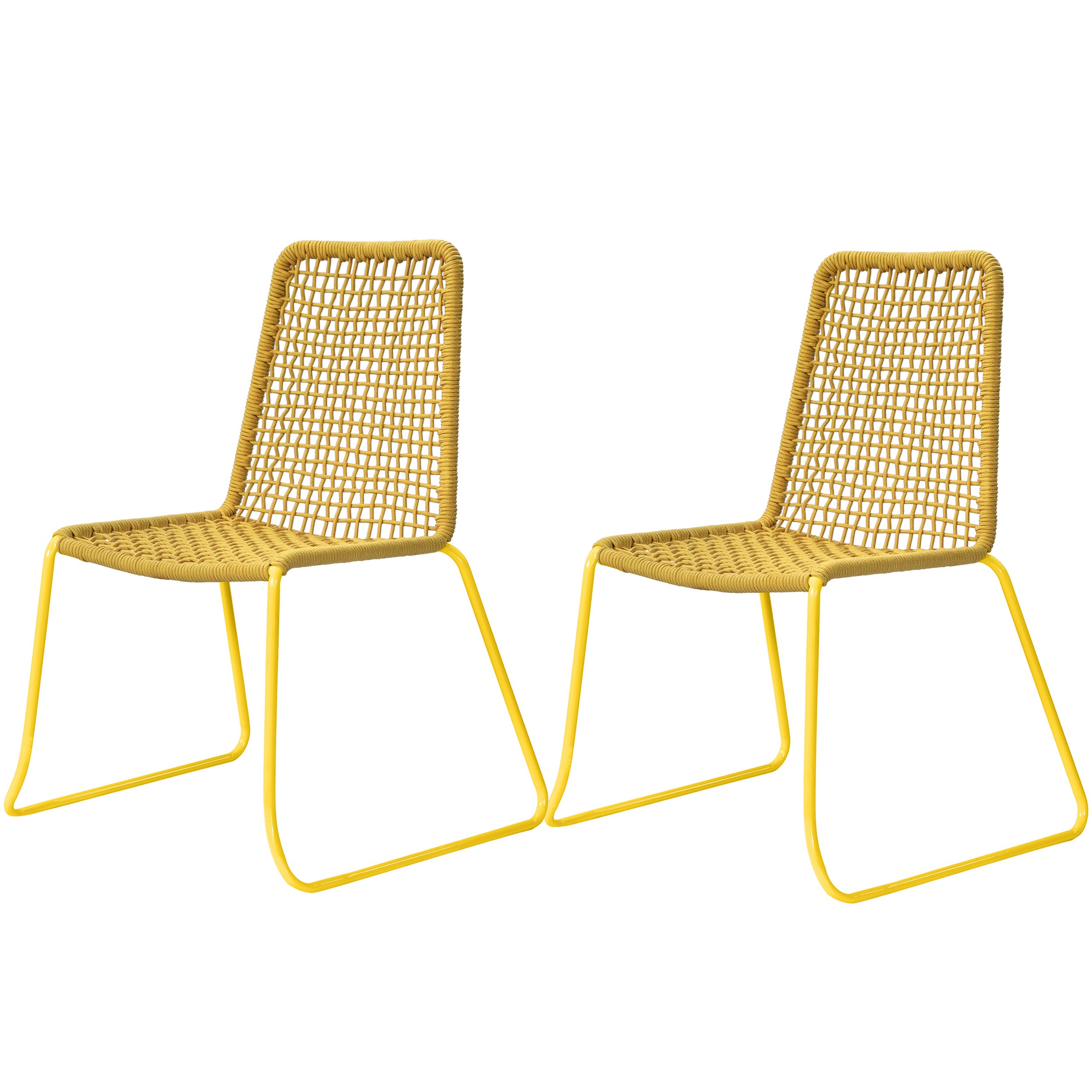 Chaise Erode Jaune Lot De 2 Achetez Nos Chaises Erode Jaunes