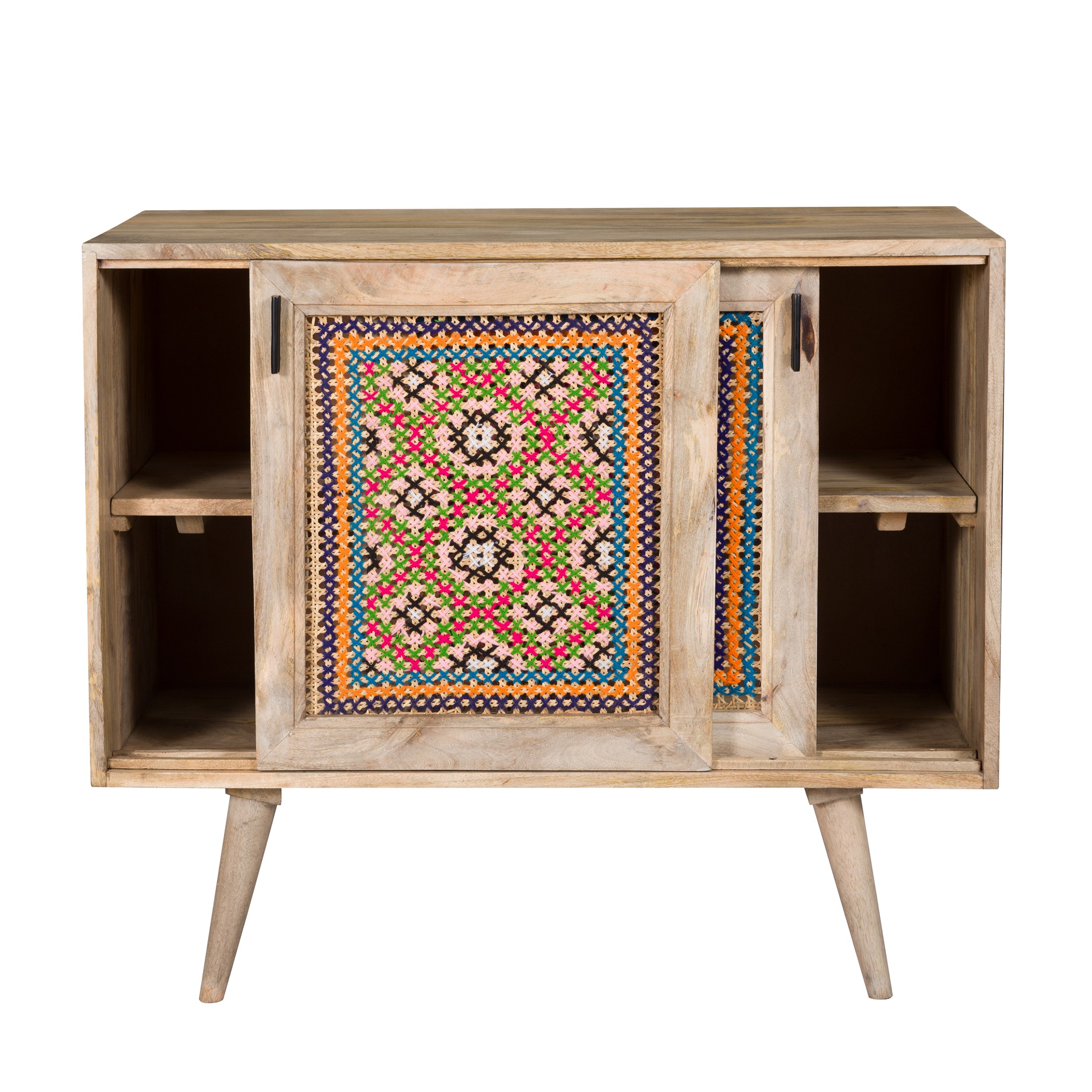Commode Massaï 2 portes coulissantes