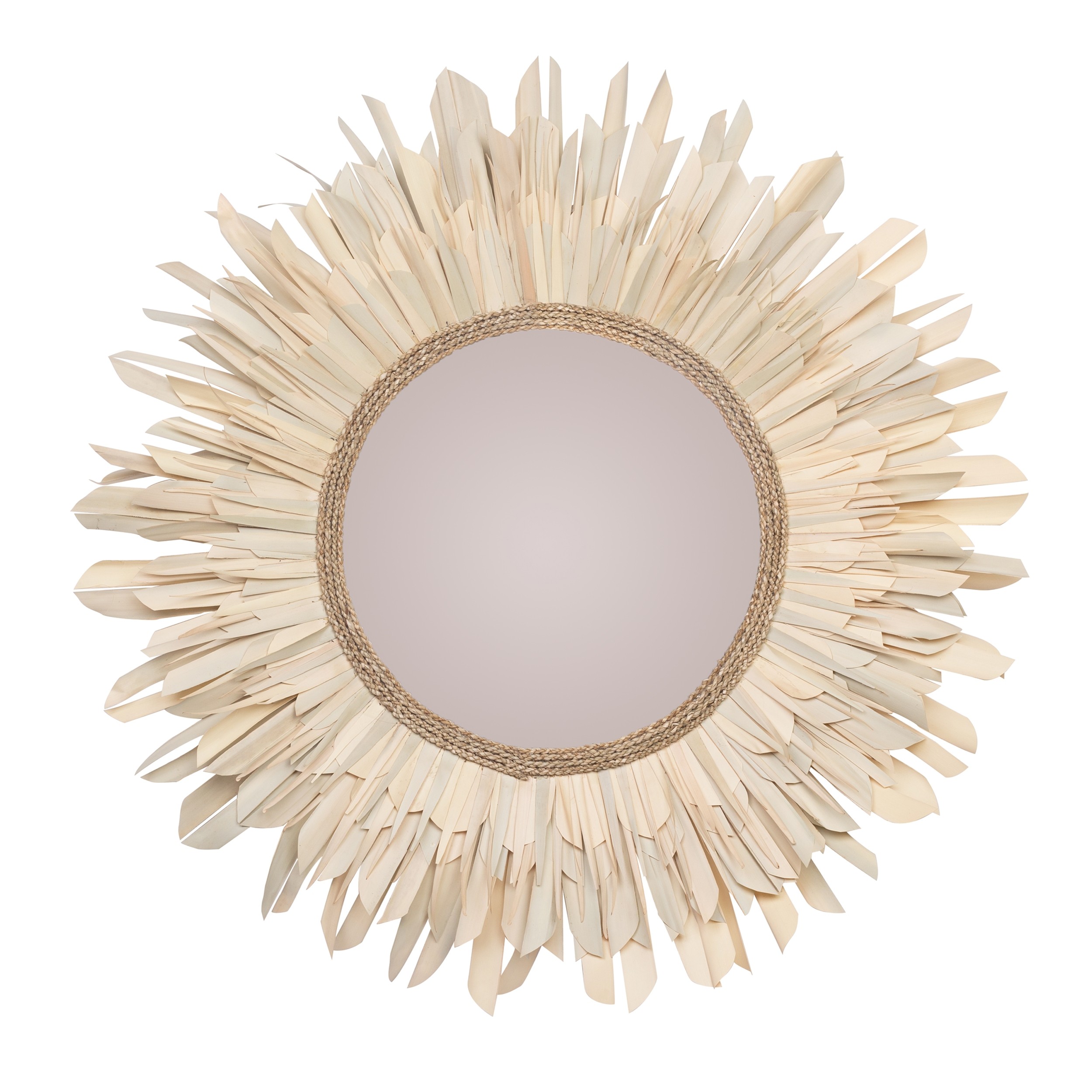 miroir lova en matiere naturelle