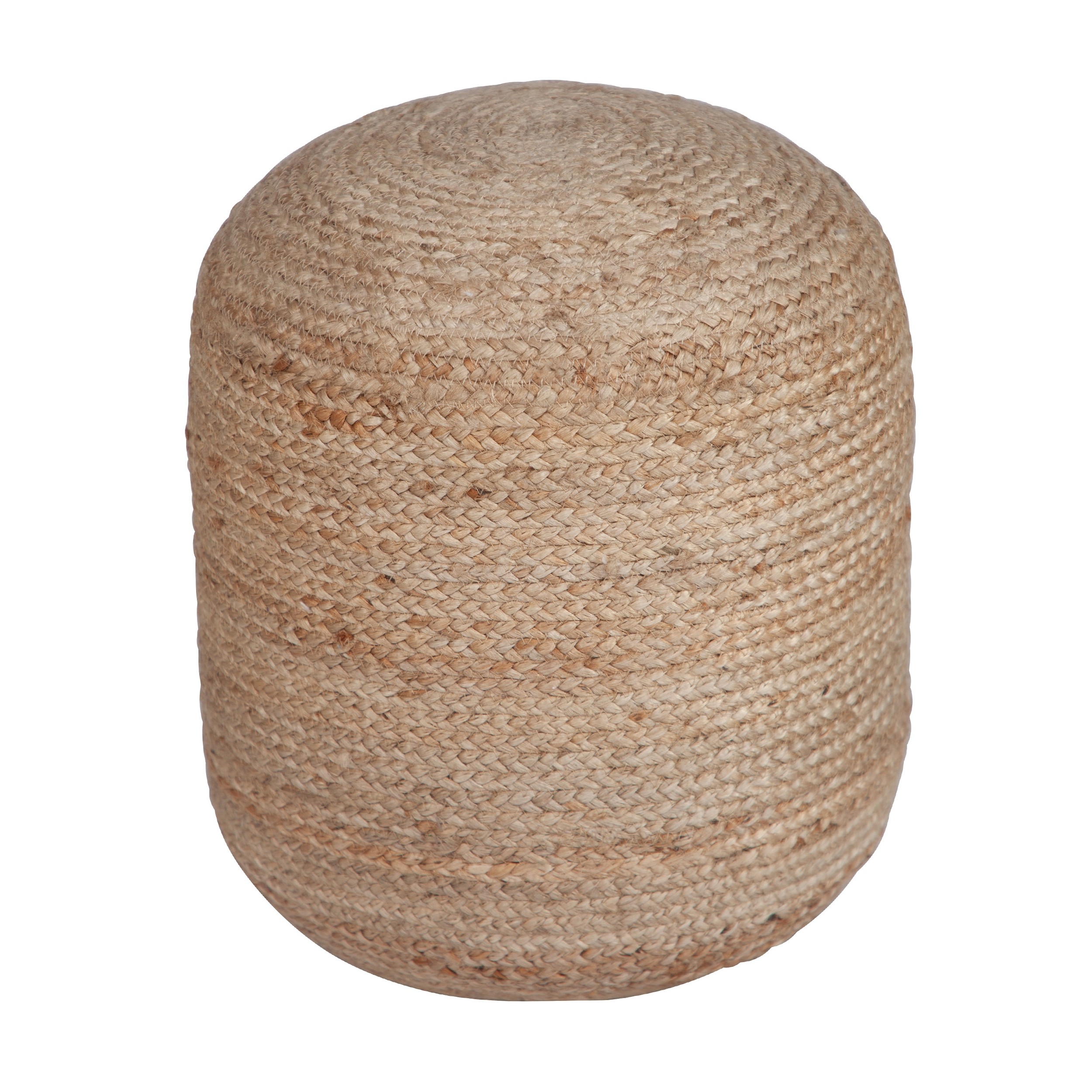 Pouf Betty en jute naturelle