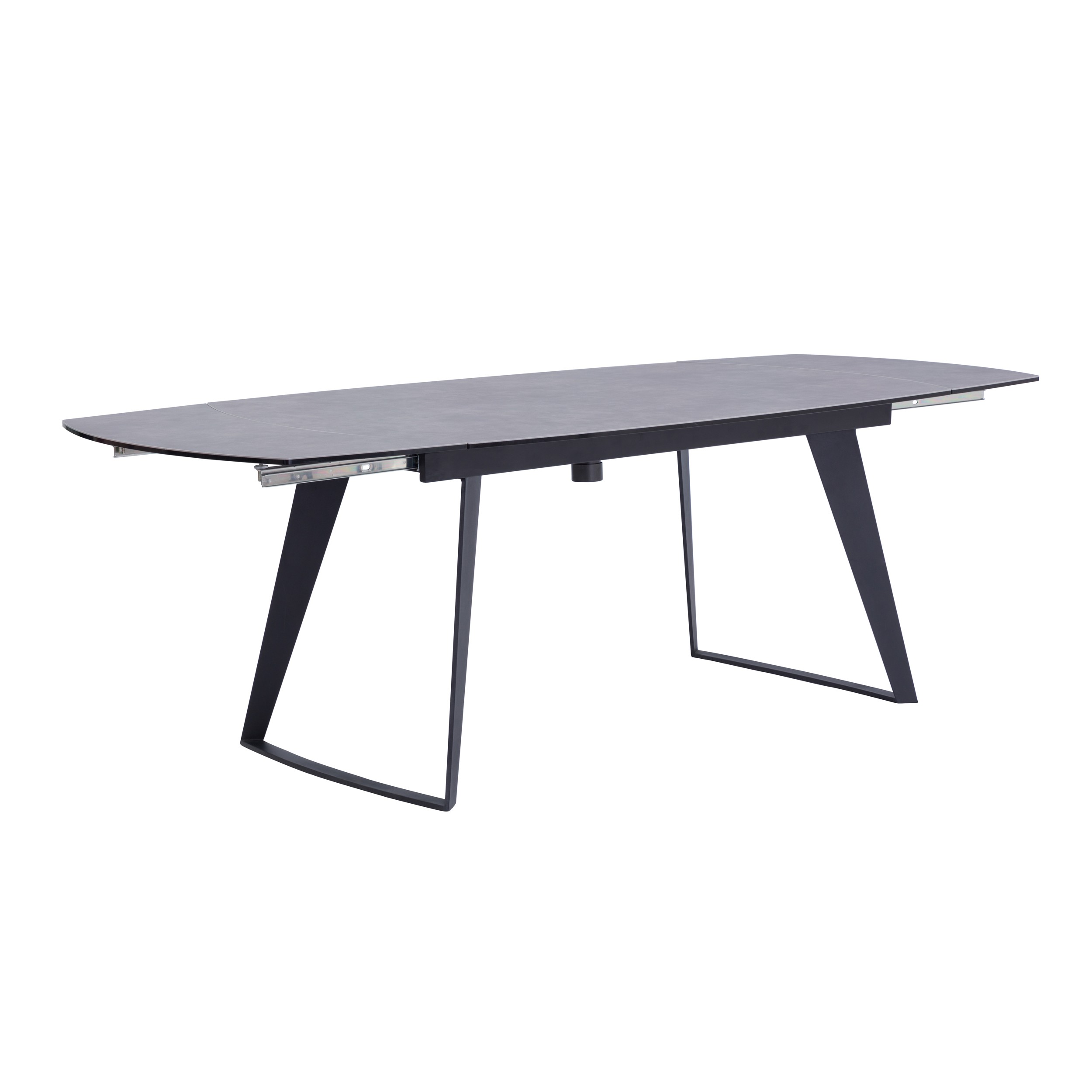 Table extensible rectangulaire Donna gris foncé 160/230cm