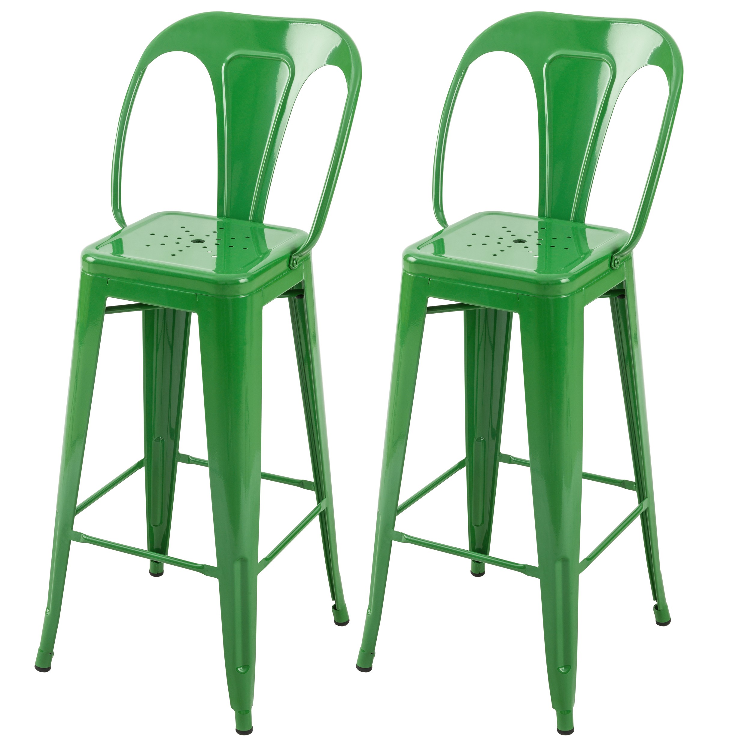 Chaise de bar Indus vert 76 cm (lot de 2)  découvrez les chaises de