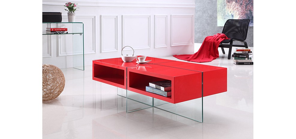 Table Basse En Verre Et Bois Rouge Achetez Nos Tables Basses En Verre Et Bois Rouges Design Rdv Deco Cette table basse exceptionnelle en fibre de verre donnera un air particulier à. table basse en verre et bois rouge