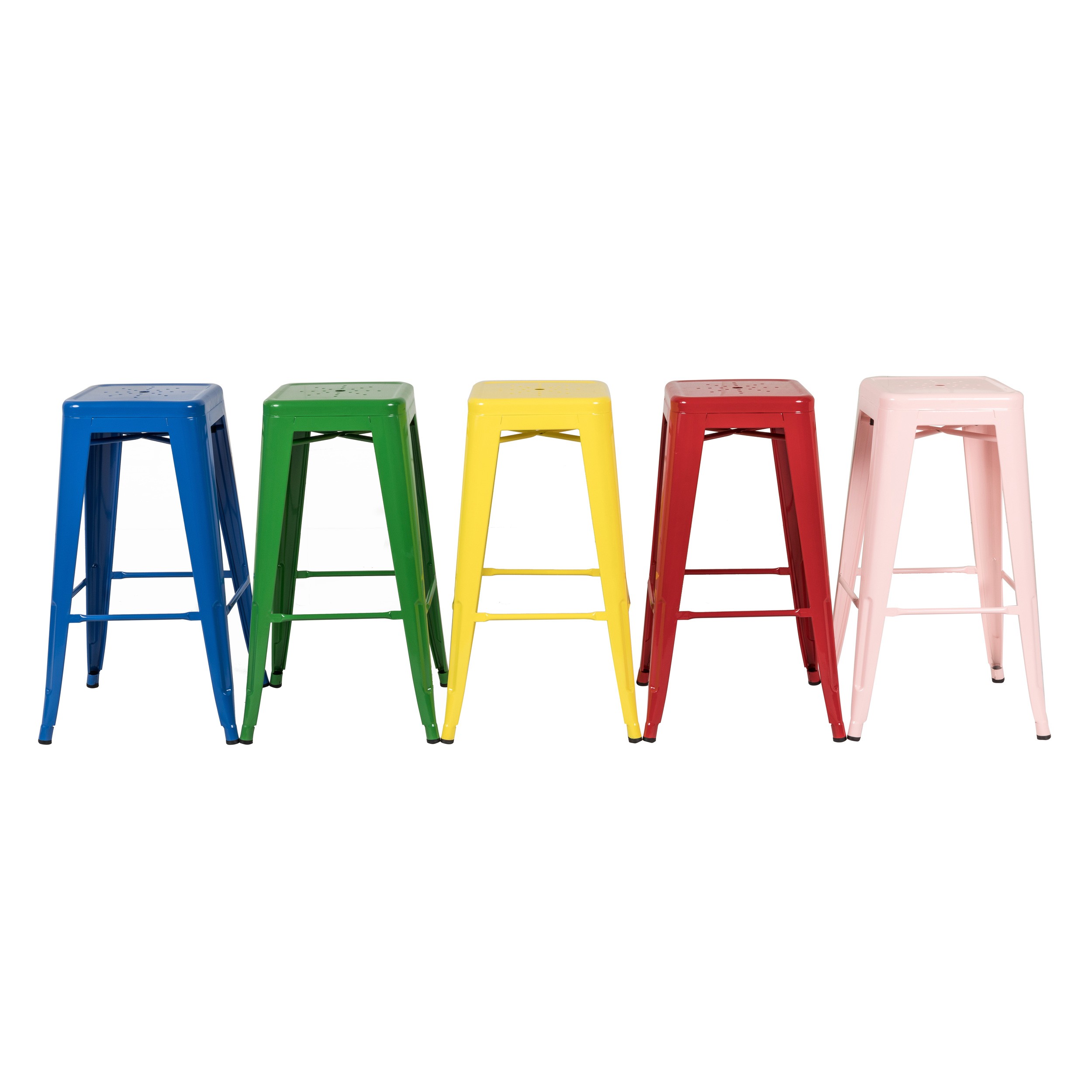 Tabouret de bar indus jaune (lot de 2) découvrez les tabourets de bar