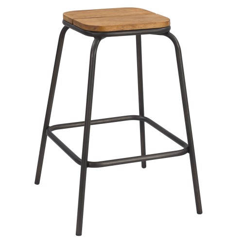 Tabouret De Bar Empilable Bibine 65 Cm Lot De 2