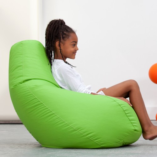 Pouf Poire Loly Vert Pour Enfant