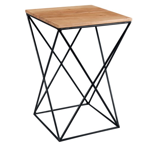 Table D Appoint Maho En Acacia Et Metal