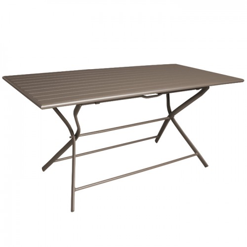 Table De Jardin Globe Pliante Cafe 160 Cm