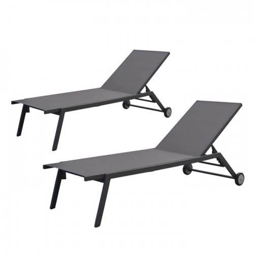 Transat Florence Gris Lot De 2