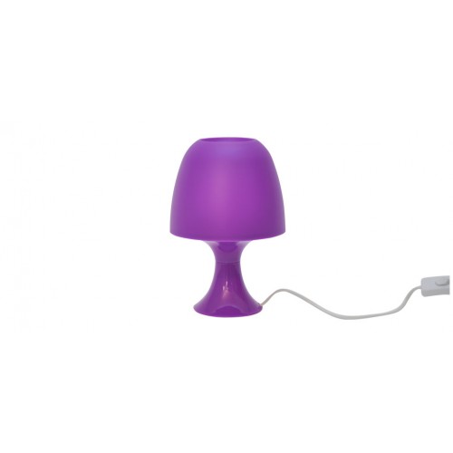 Lampe Design champignon Rose Déco Lampe de Chevet H 23.5 cm