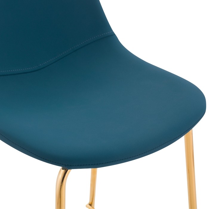 Chaise de bar Henrik bleue 65 cm (lot de 2)