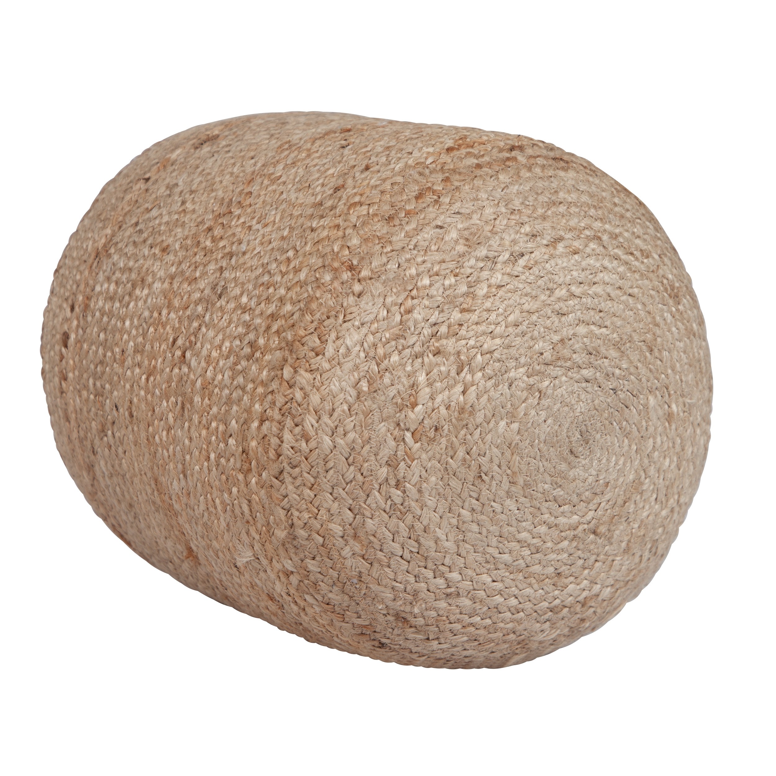 Pouf Betty en jute naturelle
