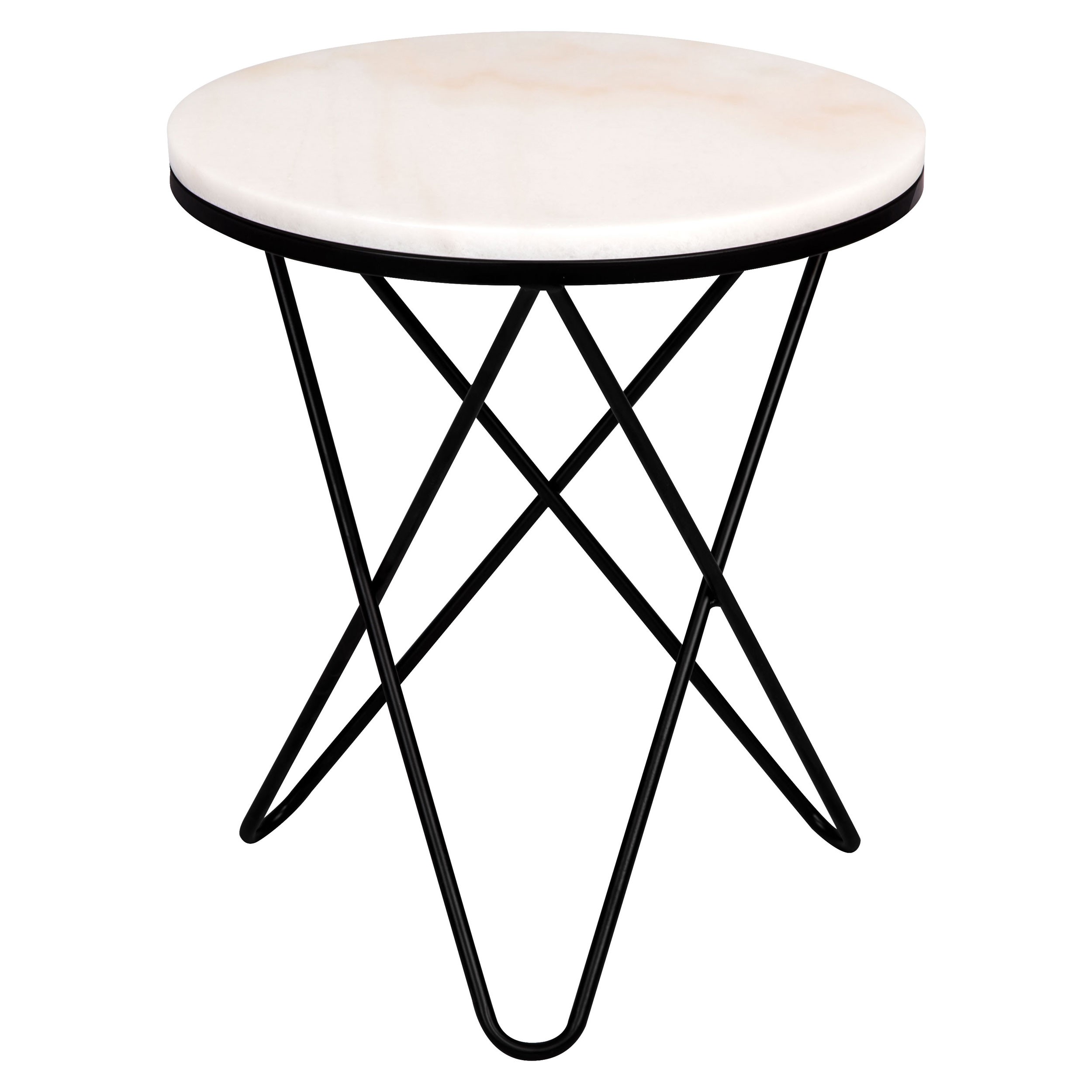 Table D Appoint Ronde Oda Marbre Blanche Achetez Les Tables D