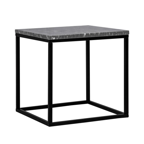 Table D Appoint Carree Dagmar Marbre Noire Achetez Les Tables D
