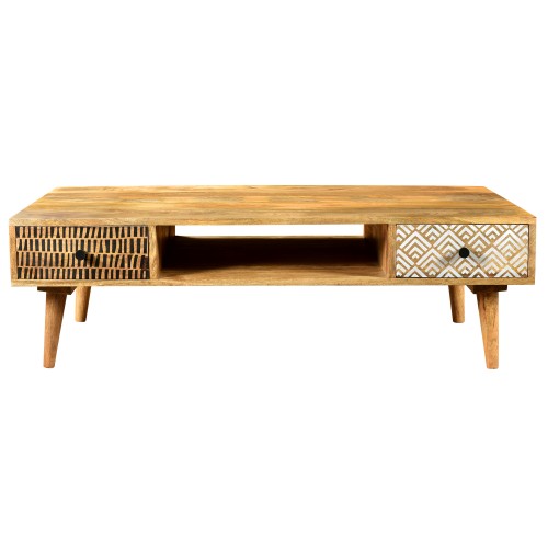 Table Basse Tali En Bois 2 Tiroirs Commandez Les Tables Basses