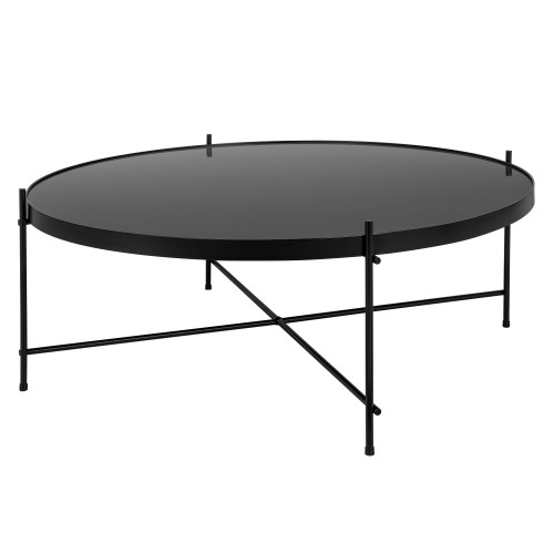 Table Basse Ronde Valdo Noire L Choisissez Nos Tables Basses