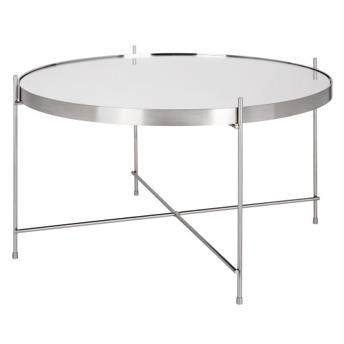 Table Basse Ronde Valdo Argent M Choisissez Nos Tables Basses