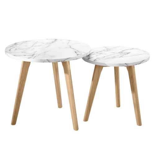 Tables Basses Blanches